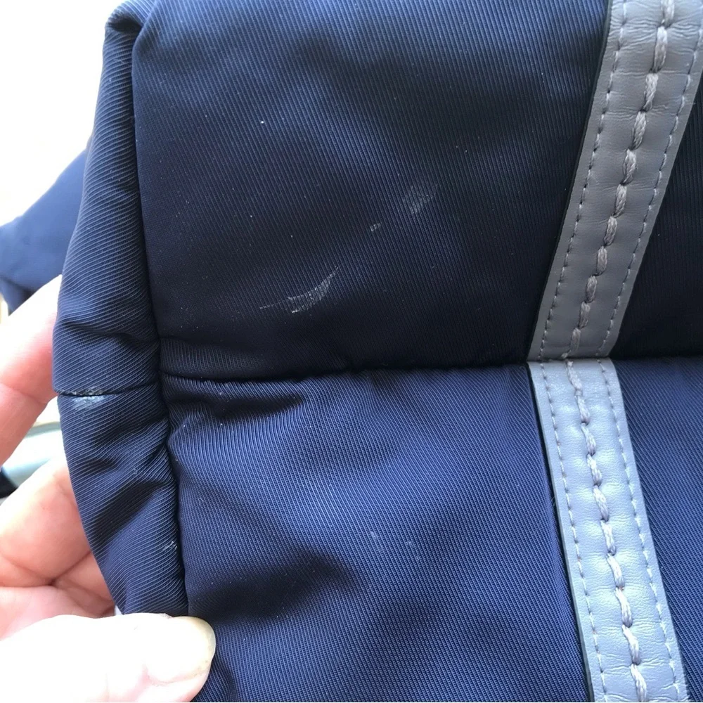 Vera Bradley Navy and Gray shoulder bag with strap
